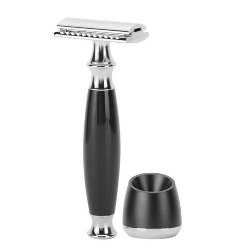 Coltello da barba di sicurezza lama doppia faccia uomo manuale staccabile per MUF - Foto 4 di 16