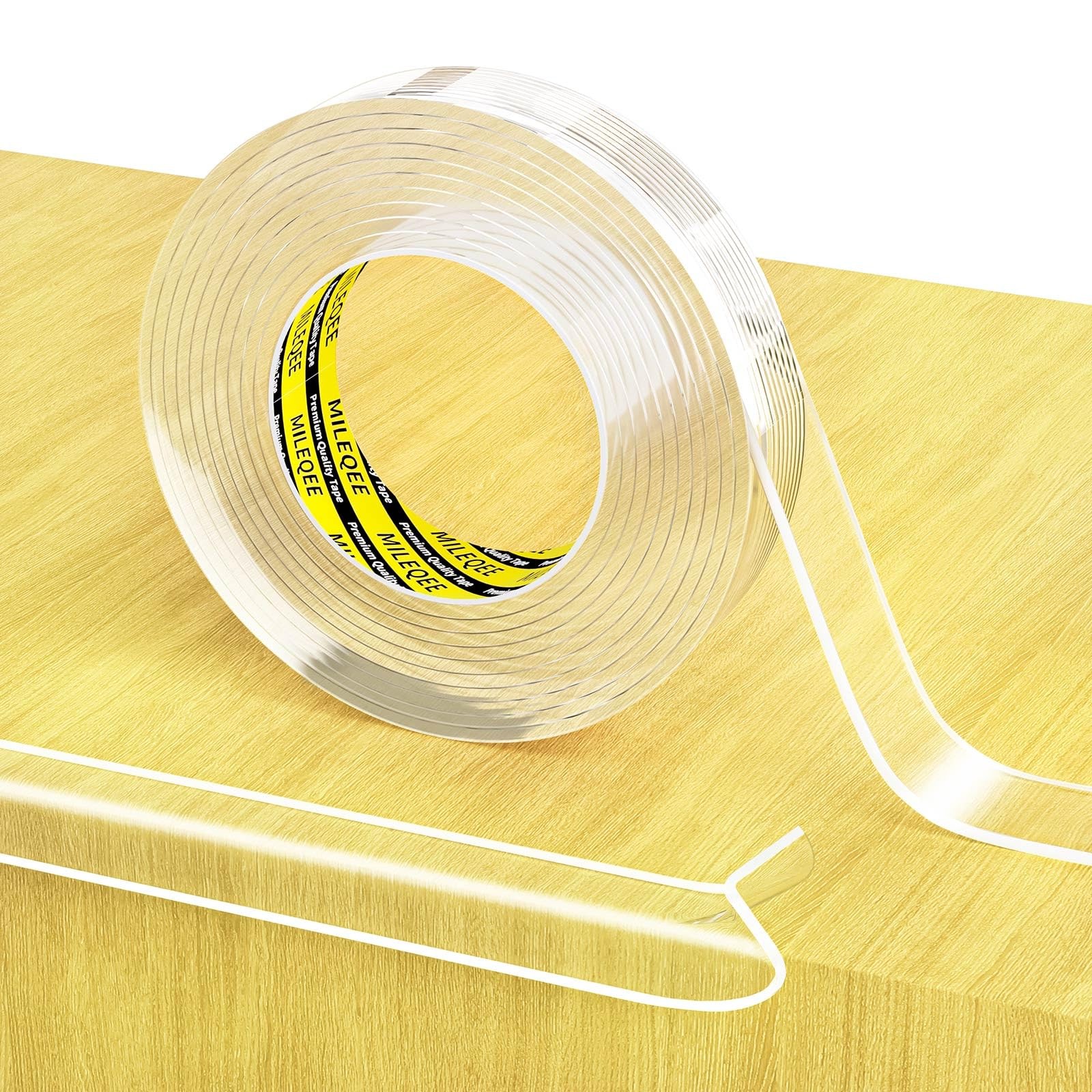 Bande de protection de bord transparent silicone souple adhésive 20mm x 4m