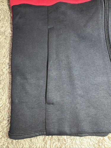 NEW Boy's Champion Red Black Full Zip Hoodie Size Medium 10 - 12 - Picture 5 of 9