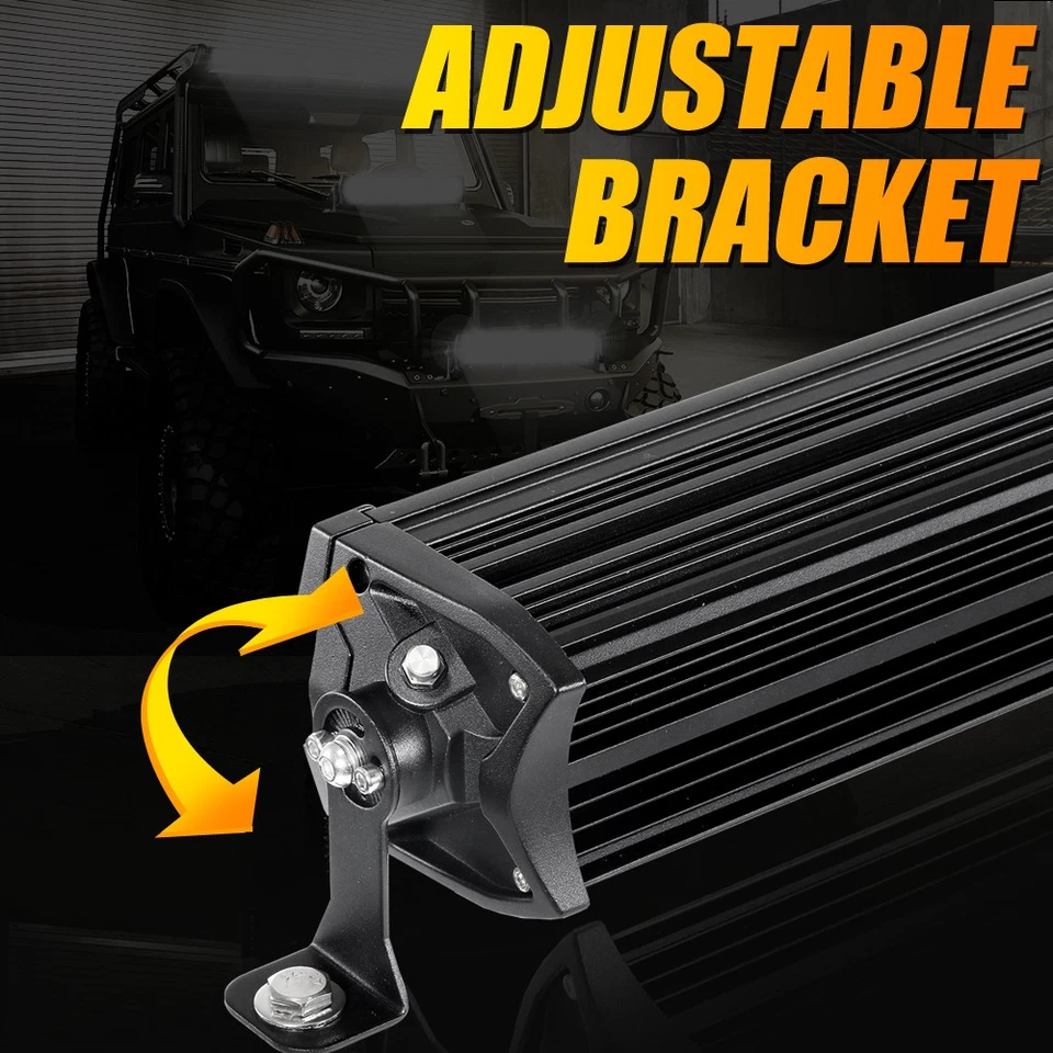 AUXBEAM 42" Inch LED Head Light Bar 5D-PRO Driving Work Lamp for Offroad SUV ATV Foto 4 de 4