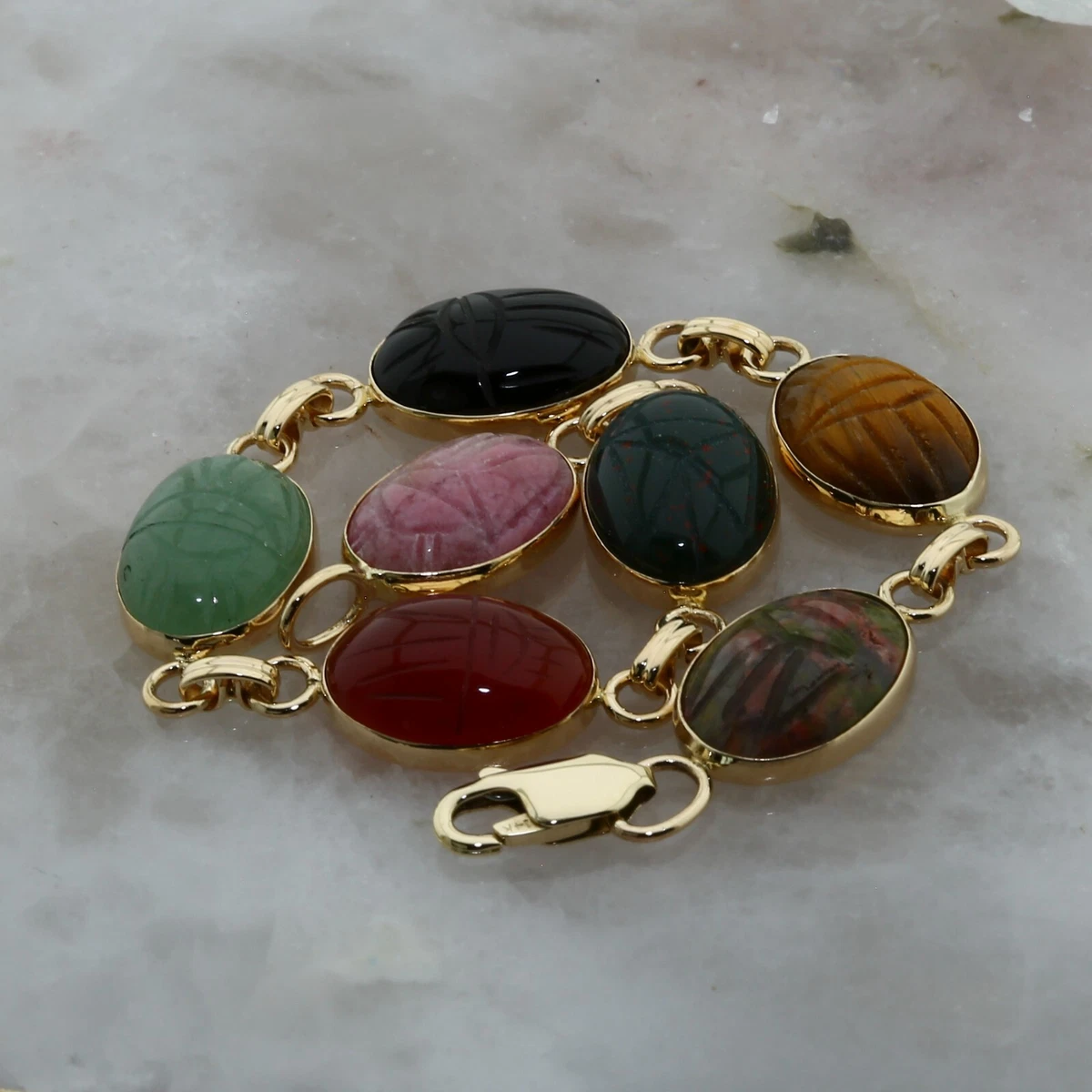 Scarab on sale bracelets 1960
