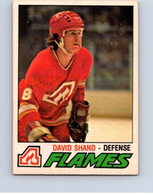 VINTAGE HOCKEY CARD O-PEE-CHEE 1977 ATLANTA FLAMES DAVID SHAND ROOKIE  NO711  