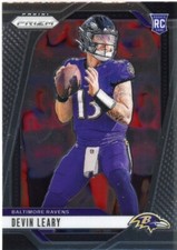 2024 Panini Prizm NFL Football #327 Devin Leary RC Rookie Card Baltimore Ravens
