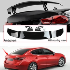 Universal V-Style Rear Trunk Racing Spoiler Wing Fit For Mazda 3 2014-2018