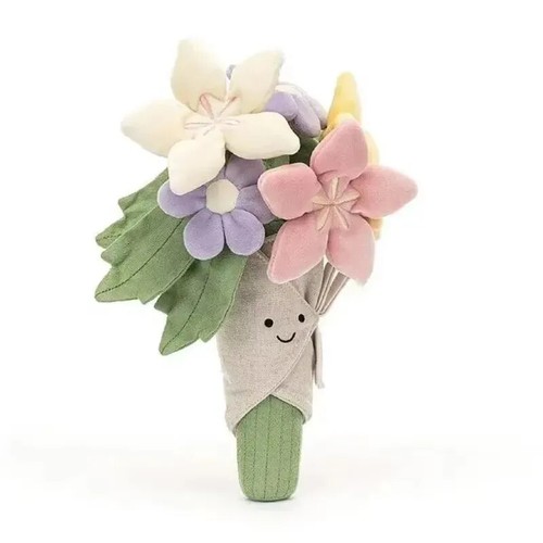 Jelly Cat Bouquet Puppe Mädchen Geschenk Valentinstag Hochzeit Handheld Blumen- - Bild 8 von 15