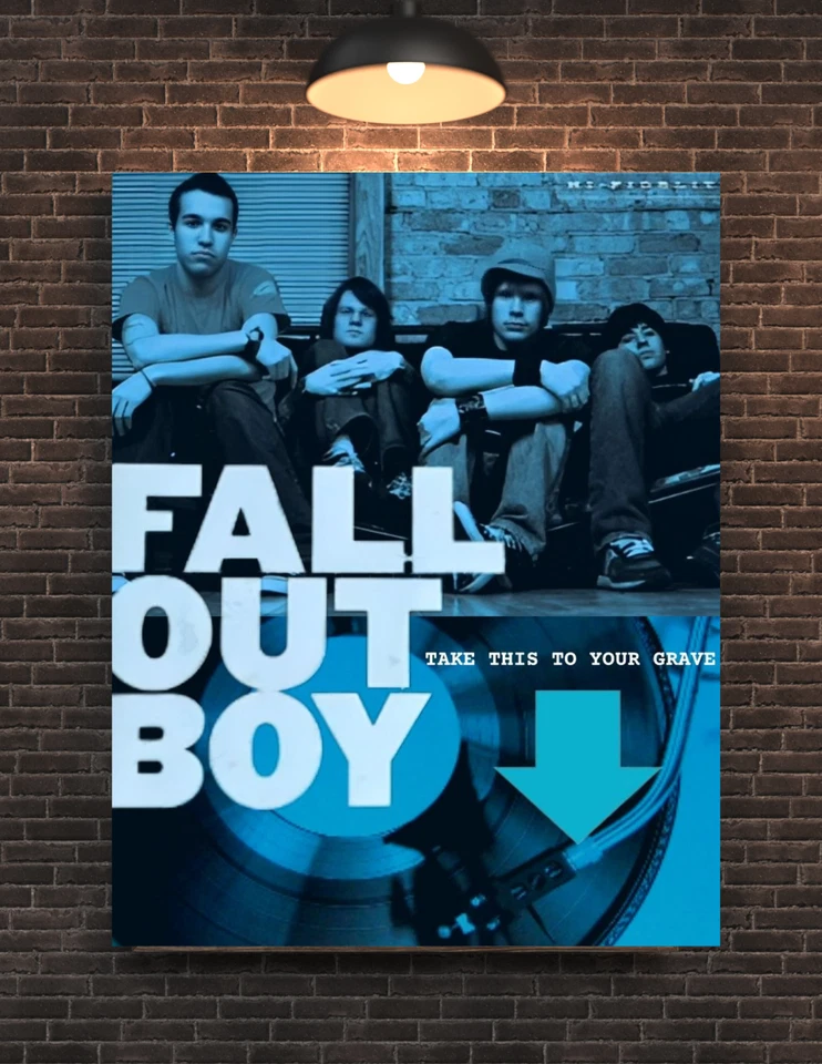 Fall Out Boy Blue Poster