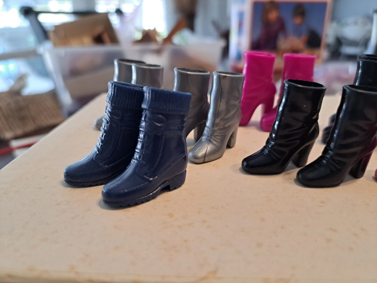 Vintage Fashion Fever Barbie Boots Pick One Squishy Rubber