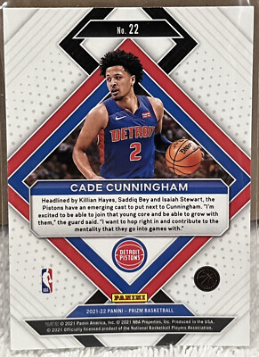 Cade Cunningham auto RC カニングハム　サイン　ピストンズ Cade Cunningham auto RC カニングハム サイン ピストンズ