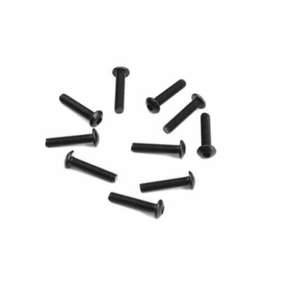 TKR1405 – M3x14mm Button Head Screws (black, 10pcs) TKR1405 – M3x14mm Button Head Screws (black, 10pcs)