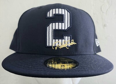 New Era 59Fifty Derek Jeter Signature 2020 HOF New York Yankees Fitted Hat  Sz