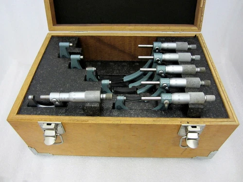 Mitutoyo 0mm - 150mm 6pc Micrometer Set 103-913 OMST-150 Made in Japan