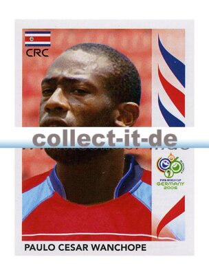 Panini WM Einzelsticker 2006 - 53 - Paulo Cesar Wanchope [Costa Rica]