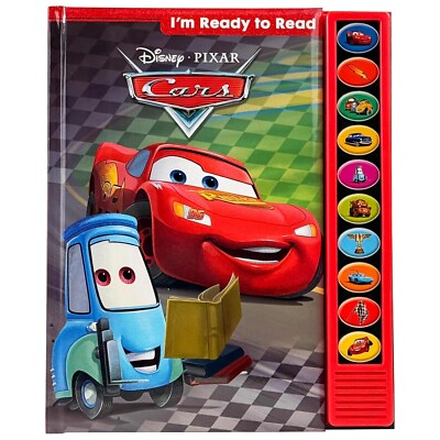 New DISNEY PIXAR CARS I'm Ready to Read with Lightning McQueen Sound Book