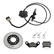 Disc Brake Master Cylinder Caliper Assembly  Brake Disc Pad Rear for Go-kart