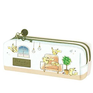 Kamio Japan Pokemon Twin Fastener Pen Case Room Pikachu Number025 2357 Ebay