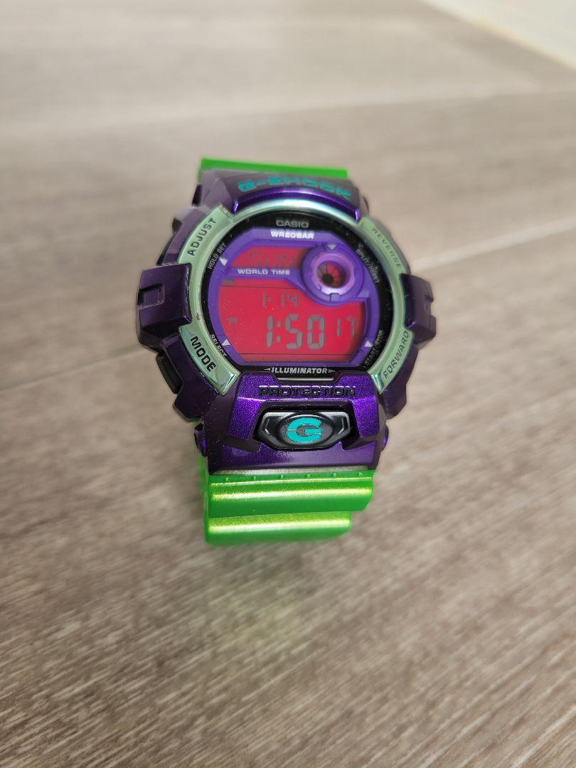 Casio G-Shock G-8900SC-6 Crazy Colors Purple & Green Module Casio G-Shock G-8900SC-6 Crazy Colors Purple & Green Module
