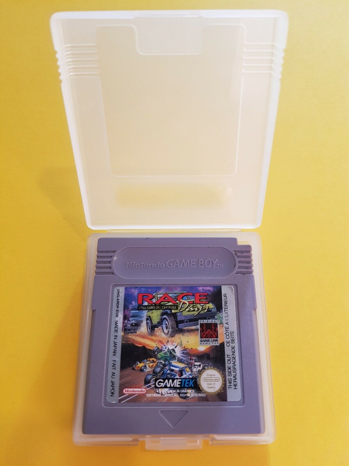 RACE DAYS - 2 Full Games on Cartbrige - EUR + BOITIER Game Boy NINTENDO GB 