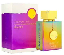 Armaf Club De Nuit UNTOLD 105ml 3.6oz Eau De Parfum Unisex Spray New