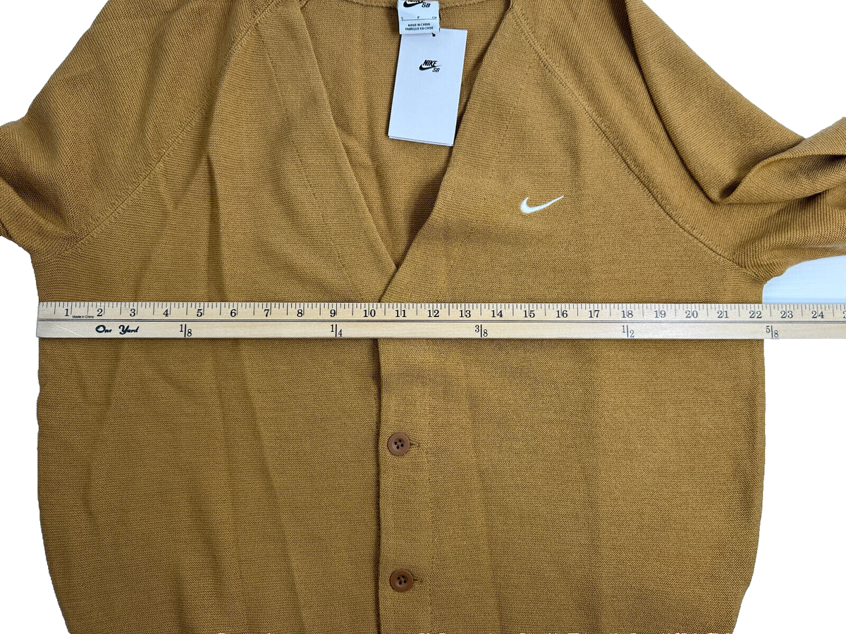 Nike SB Skate Cardigan Elemental Gold Unisex Size Small