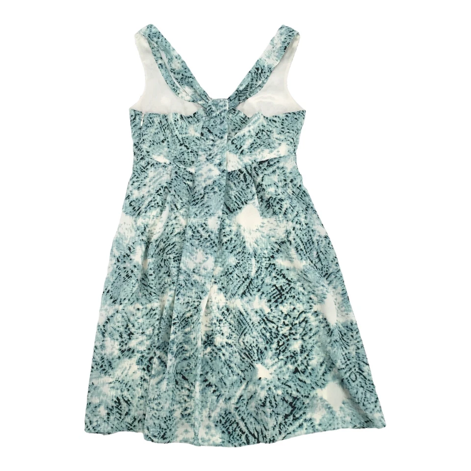 Vestido Jessica Simpson Sin Mangas Plisado Verano Ocasión Especial 4 Azul Marfil S Foto 2 de 4