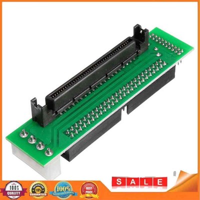SCSI SCA 80Pin to 50 Pin IDE Computer Hard Disk Adapter Converter Card Board DE