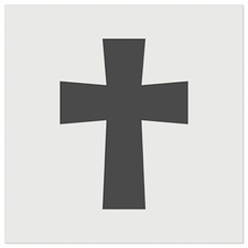 Cross Angled Christian Church Religion Wall Cookie DIY Craft Reusable Stencil