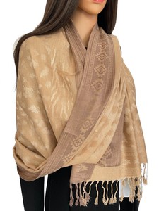 gold pashmina wrap