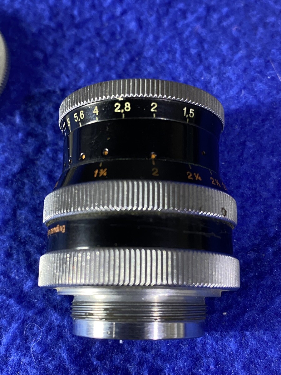 Kern-Paillard Switar Lens 25mm 1:1,5 AR No 109825 Switzerland