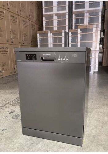 🔥EUROTAG FREESTANDING DISHWASHER 60CM | Y1D-BLACK INOX BRAND NEW 1 Years War.🔥 - Picture 1 of 6