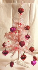 18" Pink Light Up Valentine's Day Tree Heart LED Lights Heart Ornaments Bundle