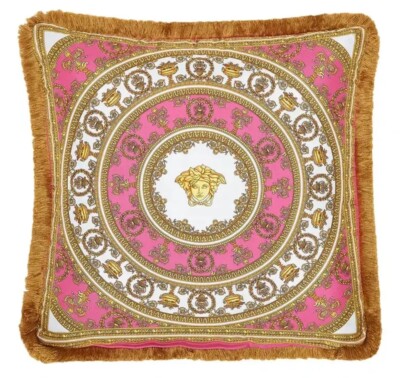 Versace（ヴェルサーチ）クッション Versace I Heart Baroque Silk Accent Pillow / Cushion Fuchsia Pink