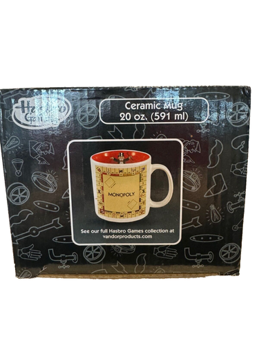 NEW - Hasbro Monopoly Large 591 ml Ceramic Coffee Mug - Picture 7 of 7