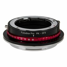 Fotodiox Pro Lens Adapter Pentax K AF Auto Focus For Fujifilm GFX Body