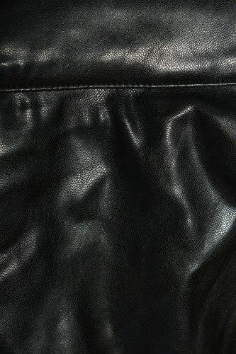 Falda de cuero de imitación negro look casual Mujeres Talla EU 38 - Imagen 3 de 5