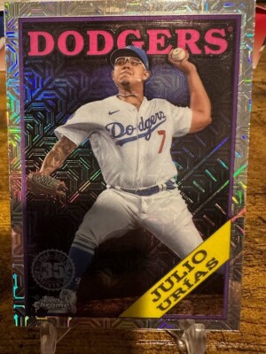 2023 Topps Series 2 #2T88C-30 Julio Urias Silver Pack Mojo Los Angeles Dodgers