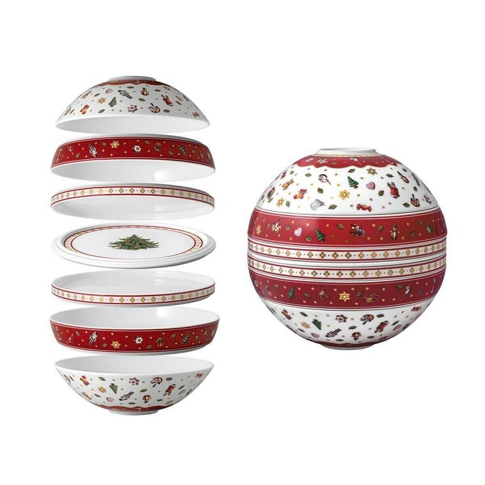 NEW V&B Christmas Toy's Delight La Boule Tableware Set 7pce NEW V&B Christmas Toy's Delight La Boule Tableware Set 7pce
