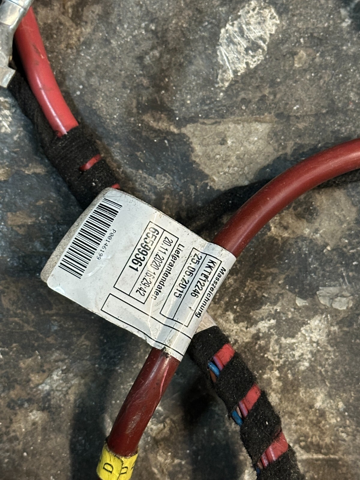 2021 AUDI R8 COUPE FRONT LEFT DRIVER FRUNK TUB HARNESS ~CUT!!~