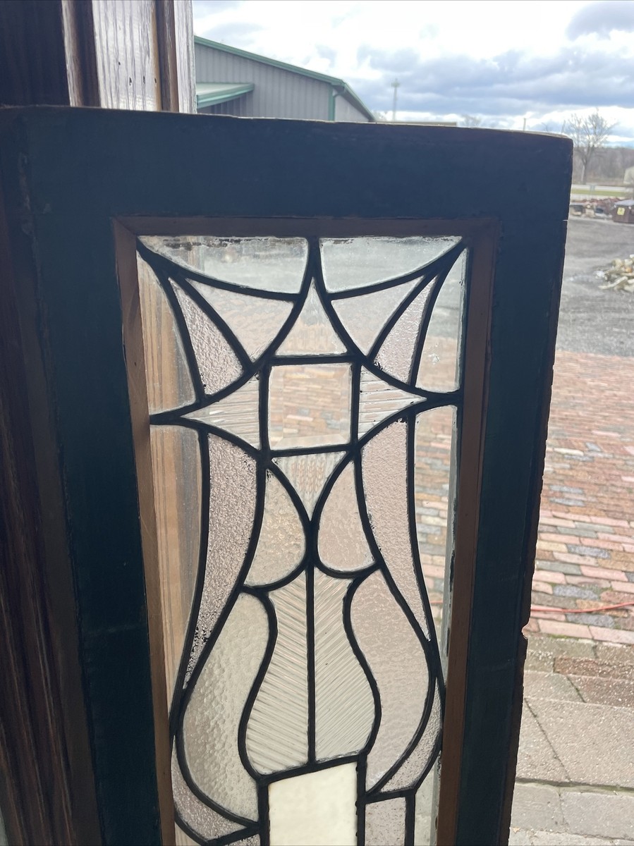 家具 Iron Window SG4682 Antique Stained Glass Transom Window 14 x 48￼ | eBay