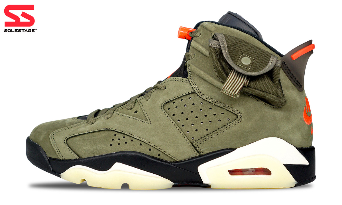 Nike Jordan 6 Retro x Travis Scott OIive Green (CN1084-200) Men