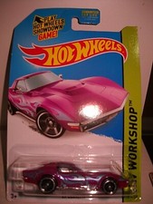 Hotwheels 69 Corvette On Card