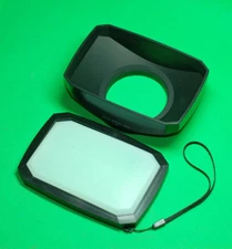 72mm 16:9 Wide Angle hdv Camcorder Screw Mount Lens Hood with White Balance Cap