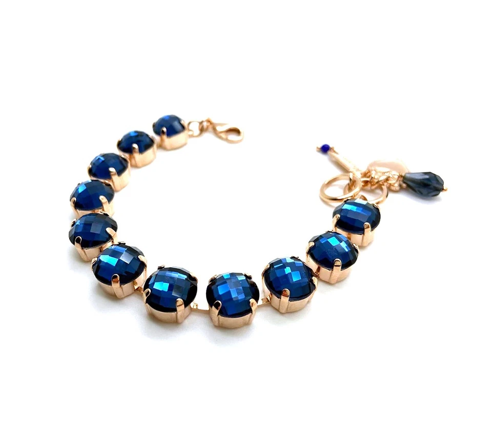 Браслет Mariana граненый кобальтовый синий опал австрийские кристаллы 2019 специальное издание - Изображение 2 из 3
