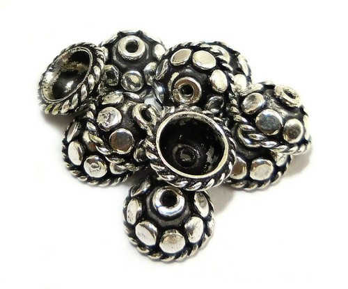 40 Ciondoli Per Gioielli Fai Da Te In Argento Antico - Lavorazione Artigianale, Dimensioni 15x17 Mm, Lotto N.18