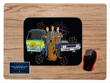 SCOOBY DOO SUPERNATURAL INSPIRED CUSTOM MOUSE PAD DESK MAT HOME SCHOOL OFFICE