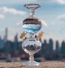 THICK Infinity GRAVITY BONG Glass Water Pipe Hookah BUBBLER SPHERICAL Bong *USA*