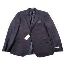 Alfani Slim-Fit Navy Blue Jacquard Blazer Mens 38S 38 295