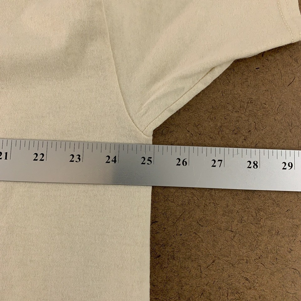 Team Store Men's Size 2XL Natural Cotton Short Sleeve Crew Neck Blank TShirt eBay