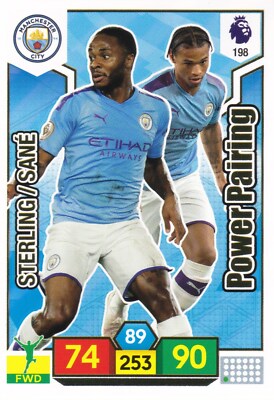 Panini Adrenalyn Premier League 2019/20 - Sane / Sterling - Manchester City - PP