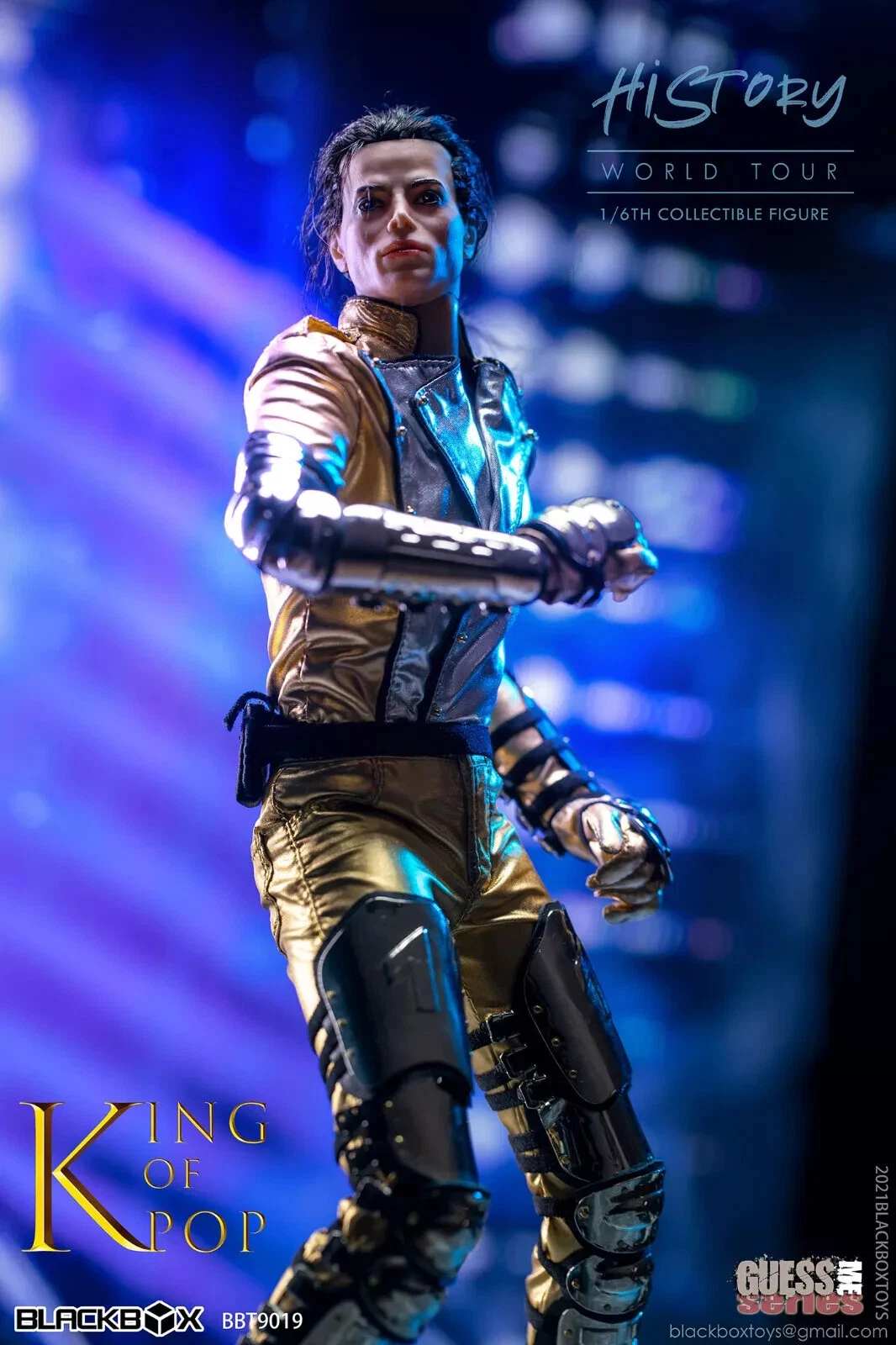 Black Box Toys 1/6 Michael World Tour Singer Action Figure [BB-9019]MJ THRILLER - Picture 1 of 8