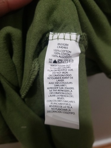 THE CHILDREN'S PLACE NEW GIRLS SHORT SLEEVE T-SHIRT SIZE XXL ( 16 ) LOVE GREEN - Picture 5 of 8
